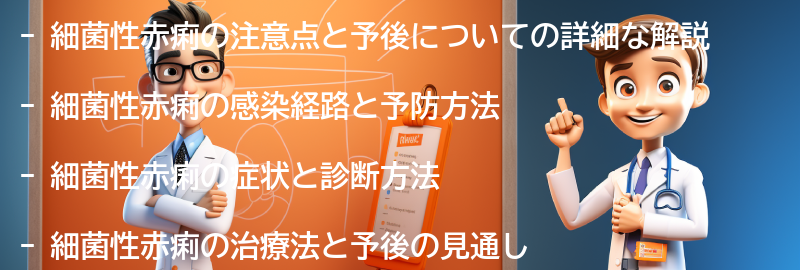 細菌性赤痢の注意点と予後についての要点まとめ