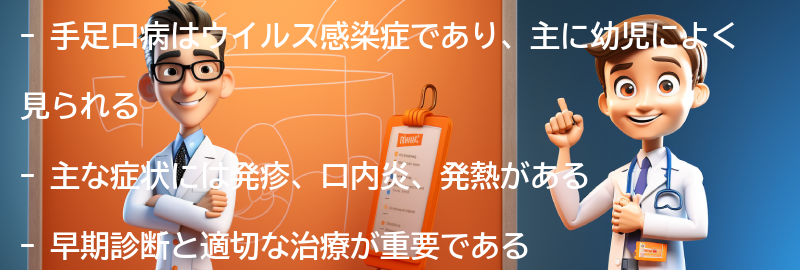 手足口病の主な症状の要点まとめ