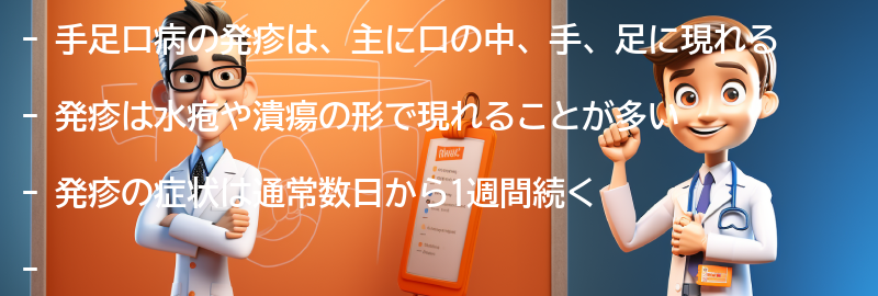 手足口病の発疹に関するよくある質問と回答の要点まとめ