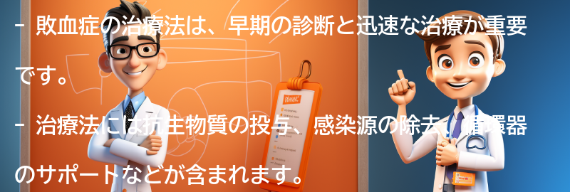 敗血症の治療法とは？の要点まとめ