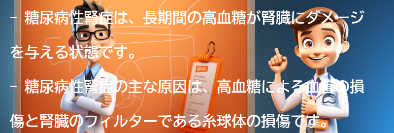 糖尿病性腎症とは何ですか？の要点まとめ