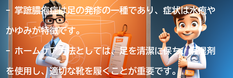 掌蹠膿疱症の治療に役立つホームケア方法の要点まとめ