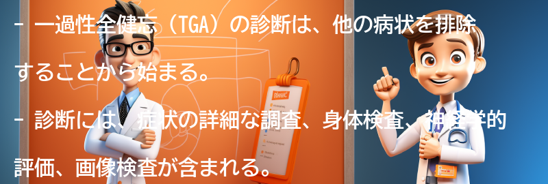 一過性全健忘の診断方法とは？の要点まとめ