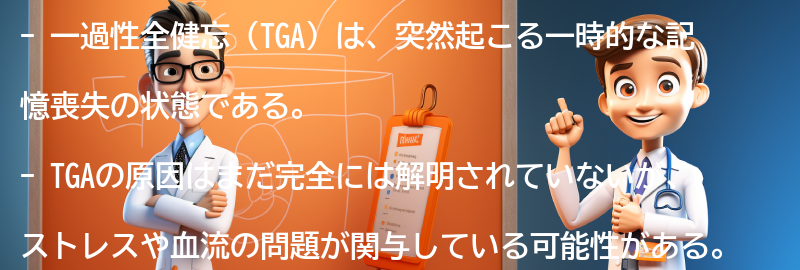 一過性全健忘に関するよくある質問と回答の要点まとめ