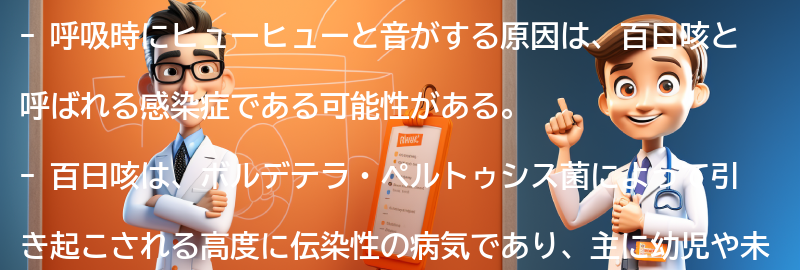 呼吸時にヒューヒューと音がする原因とは？の要点まとめ