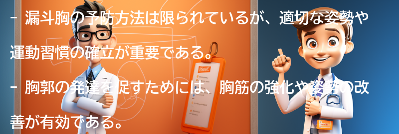 漏斗胸の予防方法はありますか？の要点まとめ