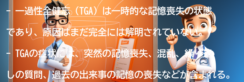 TGAの治療法はありますか？の要点まとめ