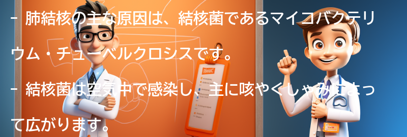 肺結核の主な原因は何ですか？の要点まとめ