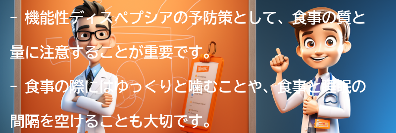 予防策と生活習慣の改善の要点まとめ