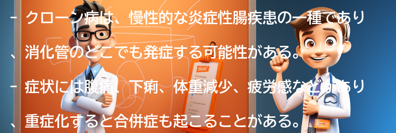 クローン病とは何か？の要点まとめ