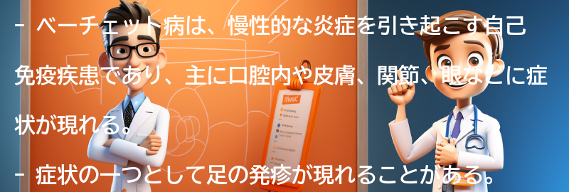 ベーチェット病とは何ですか？の要点まとめ