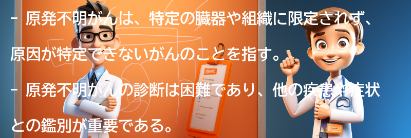 原発不明がんとは何か？の要点まとめ