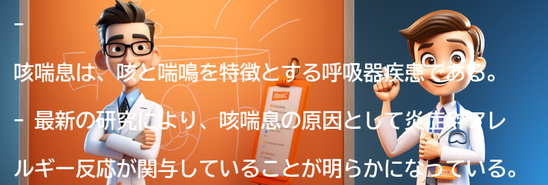 咳喘息に関する最新の研究と治療法の進展の要点まとめ