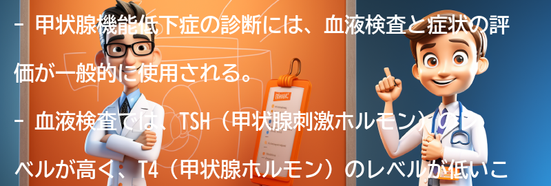 甲状腺機能低下症の診断方法とは？の要点まとめ