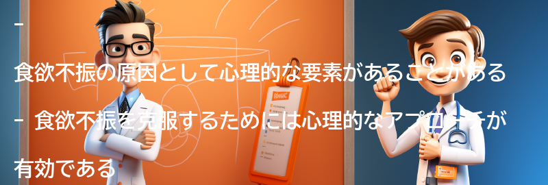 食欲不振を克服するための心理的なアプローチの要点まとめ