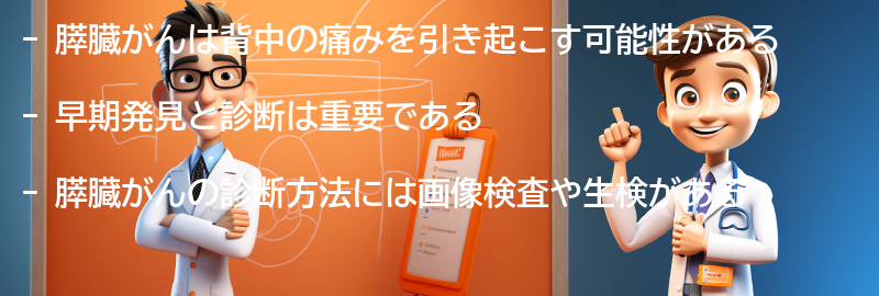 膵臓がんの早期発見と診断方法の要点まとめ