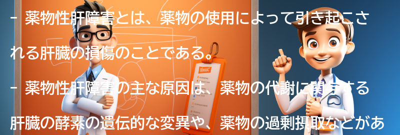 薬物性肝障害に関するよくある質問と回答の要点まとめ