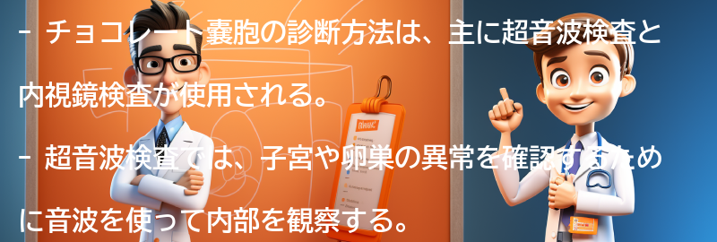 チョコレート嚢胞の診断方法とは？の要点まとめ