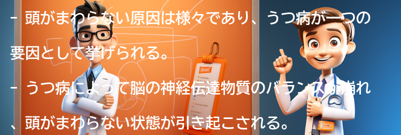 頭がまわらない原因とは？の要点まとめ