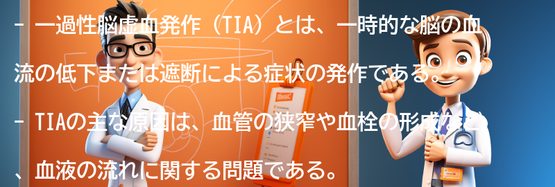 一過性脳虚血発作に関するよくある質問と回答の要点まとめ