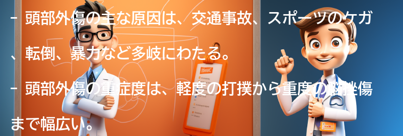 頭部外傷の主な原因とは？の要点まとめ