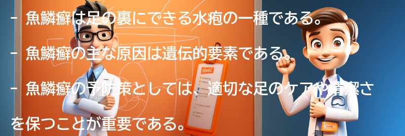 魚鱗癬の予防策と注意点の要点まとめ