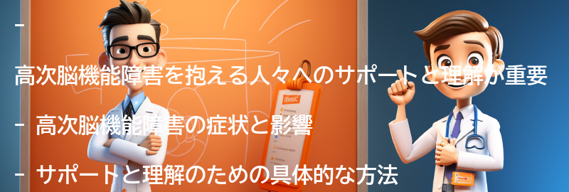 高次脳機能障害を抱える人々へのサポートと理解の重要性の要点まとめ