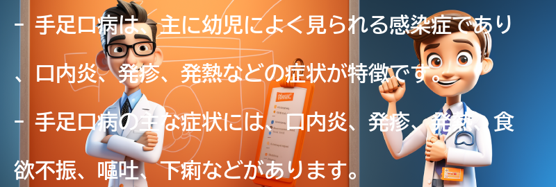 手足口病の症状とは？の要点まとめ