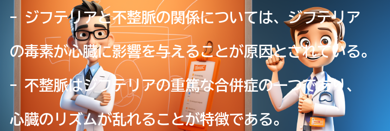 ジフテリアと不整脈の関係についての要点まとめ