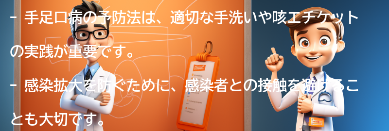 手足口病の予防法はありますか？の要点まとめ