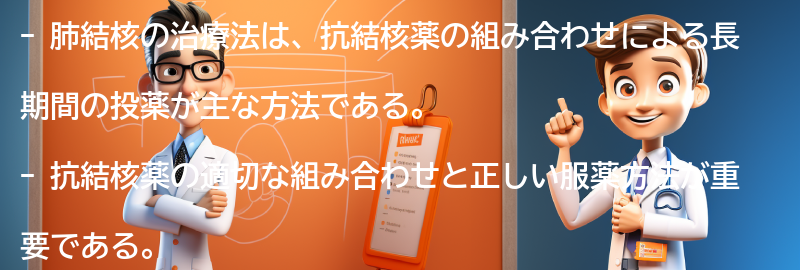 肺結核の治療法とは？の要点まとめ