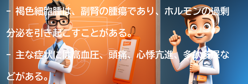 褐色細胞腫についてのよくある質問と回答の要点まとめ