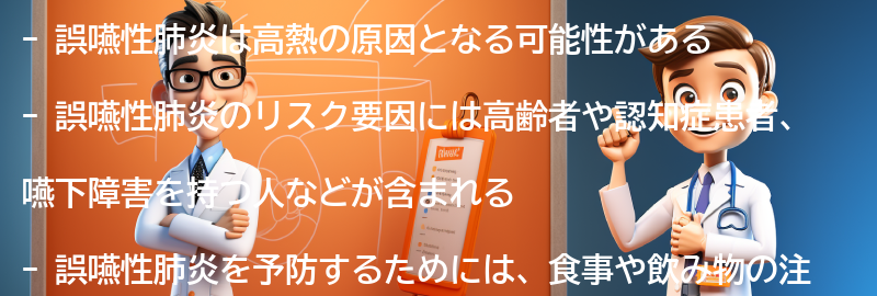 誤嚥性肺炎のリスク要因とは？の要点まとめ