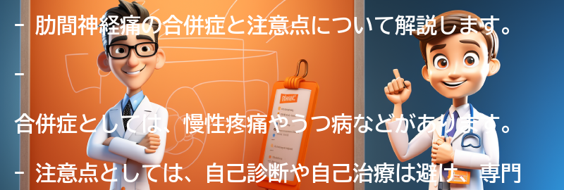 肋間神経痛の合併症と注意点の要点まとめ