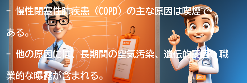 COPDの主な原因とは？の要点まとめ