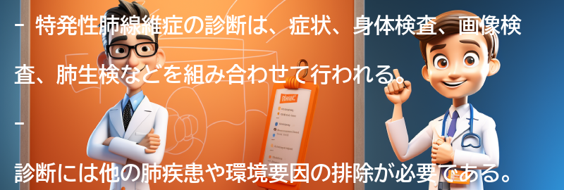 特発性肺線維症の診断方法について知っておきましょうの要点まとめ