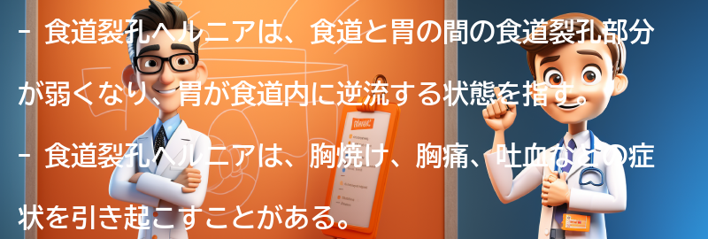 食道裂孔ヘルニアの生活への影響とは？の要点まとめ