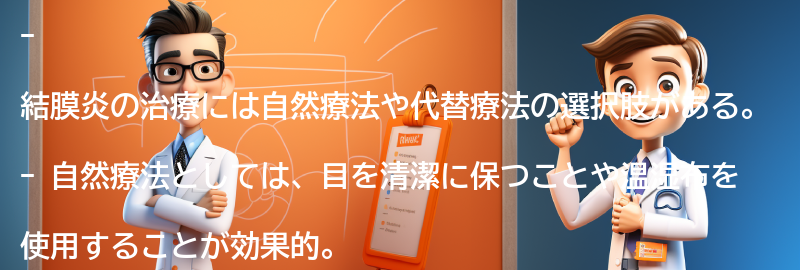 結膜炎の治療における自然療法と代替療法の選択肢の要点まとめ