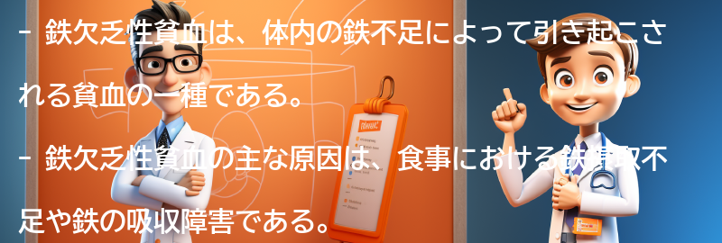 鉄欠乏性貧血に関するよくある質問と回答の要点まとめ