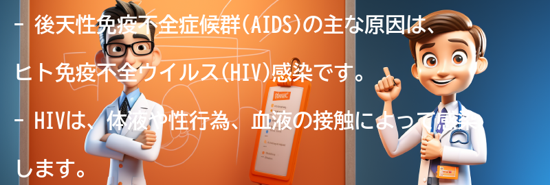 AIDSの原因は何ですか？の要点まとめ