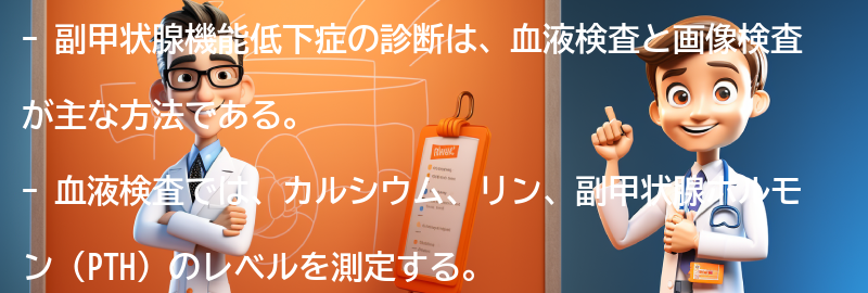 副甲状腺機能低下症の診断方法とは？の要点まとめ