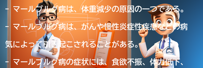 マールブルグ病と体重減少の関係の要点まとめ