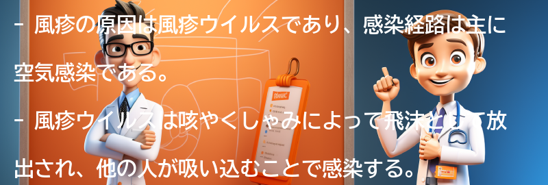 風疹の原因と感染経路の要点まとめ