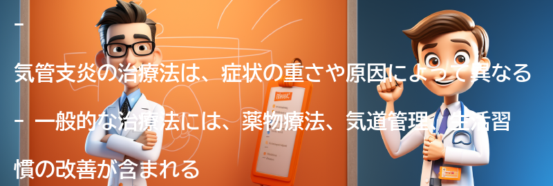 気管支炎の治療法とは？の要点まとめ